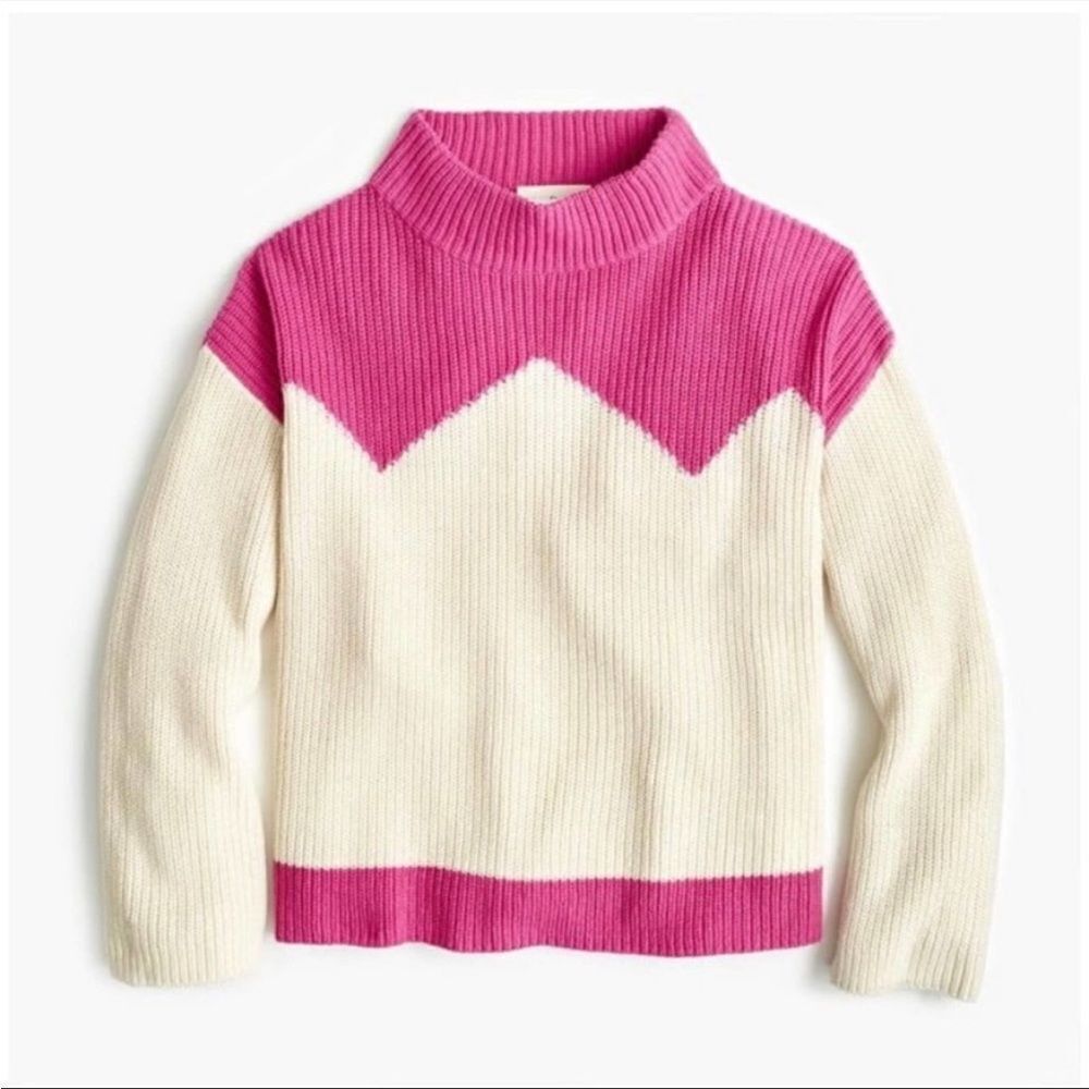 EUC The Reeds Sweater Pink Cream Sz. S